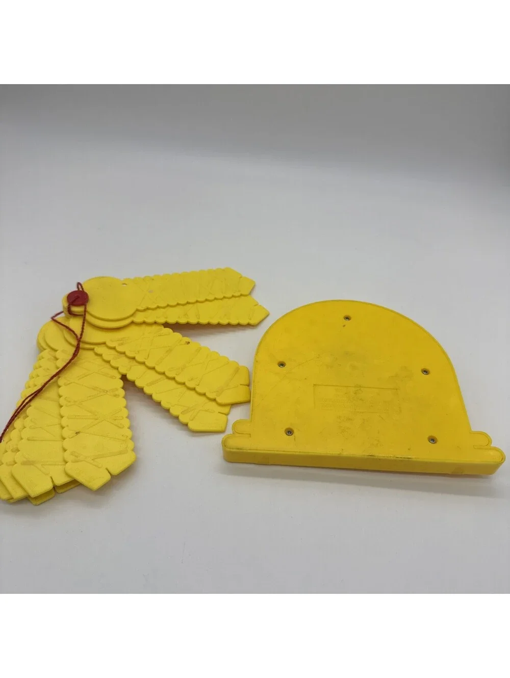 Vintage Learning Wrap-Ups Math Keys & Plastic Teaching Clock Educational Toy Lot